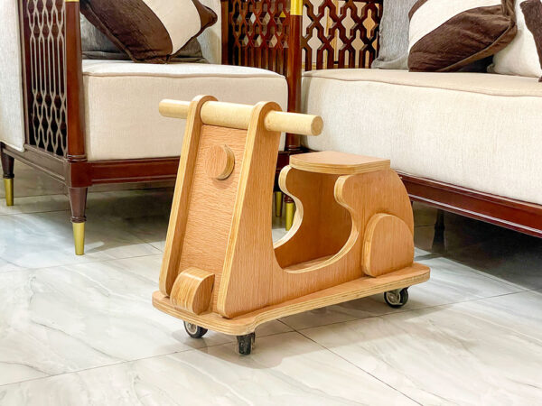 Wooden Ride-On Scooter - Image 2